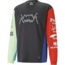 Свитшот Puma INSIDE CUT JERSEY 53853301 р. M черный