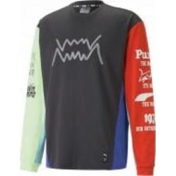Свитшот Puma INSIDE CUT JERSEY 53853301 р. M черный
