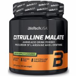 Комплекс предтренировочный BioTechUSA Citrulline Malate USAC300 зеленое яблоко 300 г