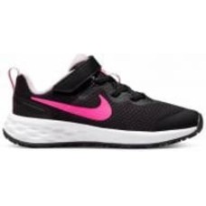 Кроссовки демисезонные Nike REVOLUTION 6 DD1095-007 р.35 черные