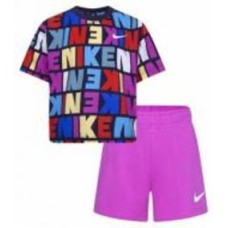 Комплект Nike KNIT SHORT SET 36K551-A9X р.6X разноцветный