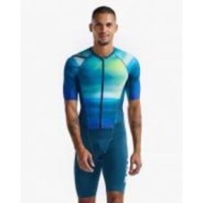 Комбинезон 2XU Aero Sleeved Trisuit MT6426d_SPG/MAJ р.XL бирюзовый