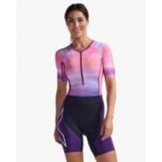 Комбинезон 2XU Aero Sleeved Trisuit WT6431d_PTP/ACI р.M розовый