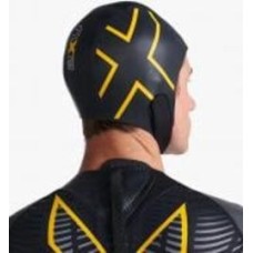 Шапочка для плавания 2XU Propel Neoprene Swim Cap UW7024f_BLK/ABN LXL черный