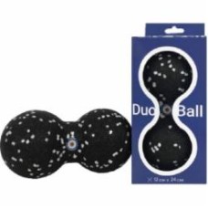 Массажный мяч PhysioKit Duo Ball 12 х 24 см черный (115m)