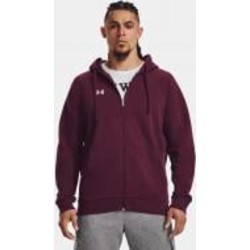 Джемпер Under Armour UA Rival Fleece FZ Hoodie 1379767-600 р.2XL бордовый