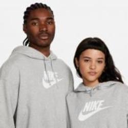 Джемпер Nike W NSW CLUB FLC GX CROP HDY DQ5850-063 р.S серый