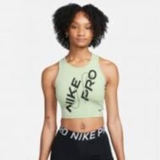 Майка Nike W NP DF CROP TANK GRX FB5261-343 р.XL зеленый