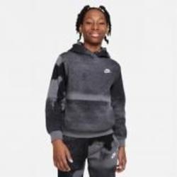 Джемпер Nike K CLB FLC HBR PO HD WASH AOP FD3174-010 р.S черный