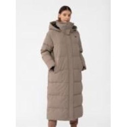 Пальто женская 4F DOWN JACKET F237 4FAW23TDJAF237-82S р.S коричневая