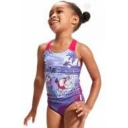 Купальник Speedo LTS BCK 1PC XBCK IF PURPLE/PINK 8-00314214805 р.92 разноцветный