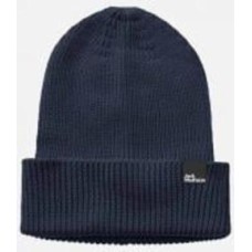 Шапка Jack Wolfskin ESSENTIAL BEANIE 1910881_1010 р.one size синий