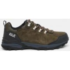 Кроссовки мужские Jack Wolfskin REFUGIO TEXAPORE LOW M 4049851_4287 р.42,5 зеленые