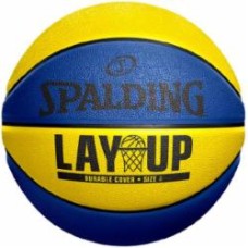 Баскетбольный мяч Spalding LAY-UP 84553Z р. 5 синий с желтым