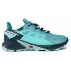Кроссовки женские демисезонные Salomon SUPERCROSS 4 GTX W L47316900 р.37 1/3 бирюзовые