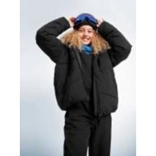 Пуховик для девочек демисезонный 4F DOWN JACKET F129 4FJAW22TDJAF129-20S р.122 черный