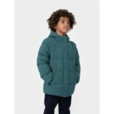 Пуховик для мальчиков демисезонный 4F DOWN JACKET M115 4FJAW22TDJAM115-32S р.140 зеленый