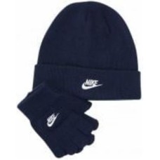 Nike CLUB BEANIE/GLOVE SET 8A2961-695 синий