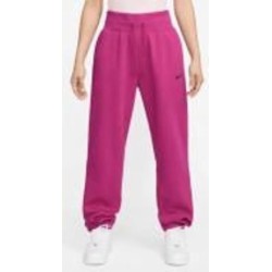 Брюки Nike W NSW PHNX FLC HR OS PANT DQ5887-615 р. L розовый