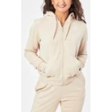 Джемпер Nike W NSW CLUB FLC FZ HOODIE STD DQ5471-126 р.S бежевый