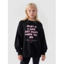 Свитшот 4F SWEATSHIRT F1214 4FJWAW24TSWSF1214-20S р.140 черный