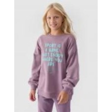 Свитшот 4F SWEATSHIRT F1214 4FJWAW24TSWSF1214-51S р.140 фиолетовый