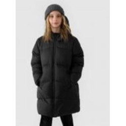 Пуховик для девочек зимний 4F DOWN JACKET F455 4FJWAW24TDJAF455-20S р.140 черный