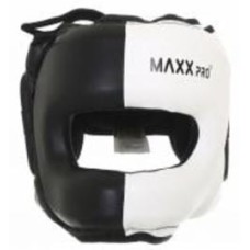 Шлем боксерский MaxxPro р. M AHG-700 Black/White vynil M черный