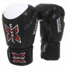 Боксерские перчатки MaxxPro AVG-616 Black vynil-14 р. 14 14 ozoz Black vynil-14 черный