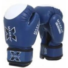 Боксерские перчатки MaxxPro AVG-616 Blue vynil-08 р. 8 8oz синий