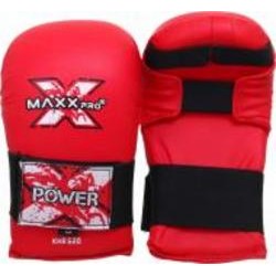 Боксерские перчатки MaxxPro KMR-620 Red vynil S р. S Soz Red vynil красный