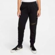 Брюки Nike W NSW CLUB FLC SHINE MR PANT FB8760-010 р. S черный