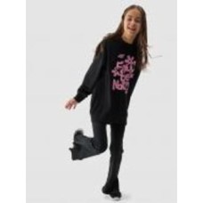 Джемпер 4F SWEATSHIRT F0941 4FJWSS24TSWSF0941-20S р.128 черный