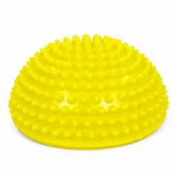 Балансир EasyFit полусфера массажная мягкая 16 см желтый (ef-bp16y)