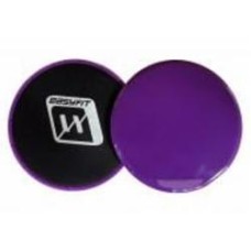 Фитнес-диски для глайдинга EasyFit Gliding Discs 2 шт. фиолетовый