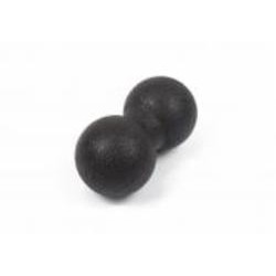 Массажный мяч EasyFit двойной DuoBall EPP черный 17х8 см