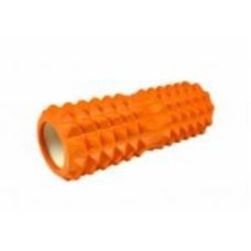 Ролик массажный EasyFit Grid Roller v1.2 оранжевый 33 см