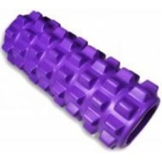 Ролик массажный EasyFit EVA Spikes фиолетовый 33 см