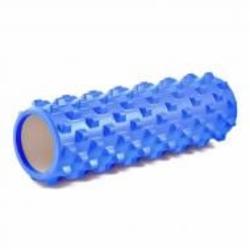 Ролик массажный EasyFit Grid Roller Pro синий 45 см