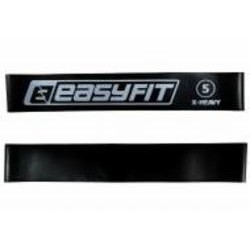 Резинка для фитнеса EasyFit черная #5 20 кг черный