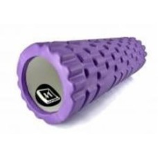 Ролик массажный EasyFit Grid Roller Mini фиолетовый 30 см