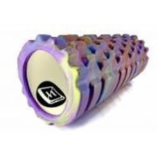 Ролик массажный EasyFit Grid Roller v1.1 Multi фиолетовый 33 см