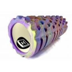 Ролик массажный EasyFit Grid Roller v1.1 Multi фиолетовый 33 см
