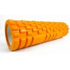 Ролик массажный EasyFit Grid Roller v2.1 оранжевый 45 см