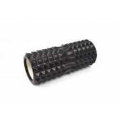Ролик массажный EasyFit Grid Roller v1.2 черный 33 см