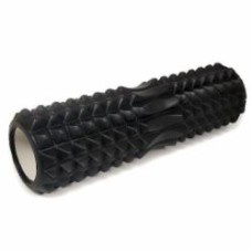 Ролик массажный EasyFit Grid Roller v2.2 черный 45 см