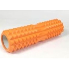 Ролик массажный EasyFit Grid Roller v2.2 оранжевый 45 см