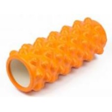 Ролик массажный EasyFit Extreme оранжевый 33 см