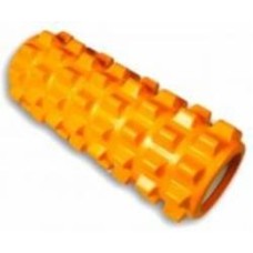 Ролик массажный EasyFit EVA Spikes оранжевый 33 см
