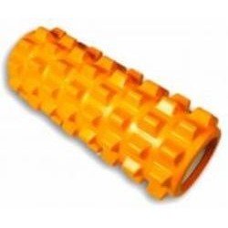 Ролик массажный EasyFit EVA Spikes оранжевый 33 см